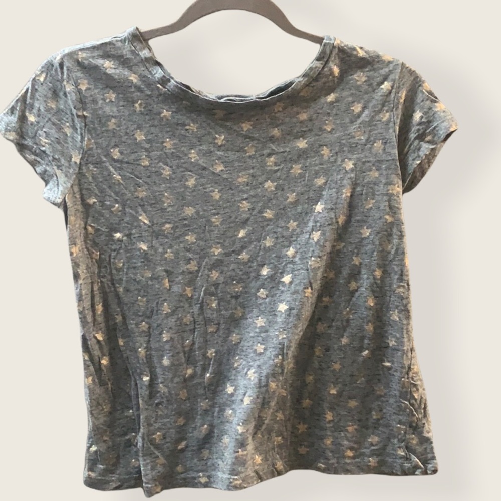 Workshop Gray T-Shirt with Silver Stars